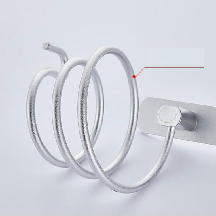 Полка для фена, алюминиевый настенный держатель для ванной комнаты, полка для хранения