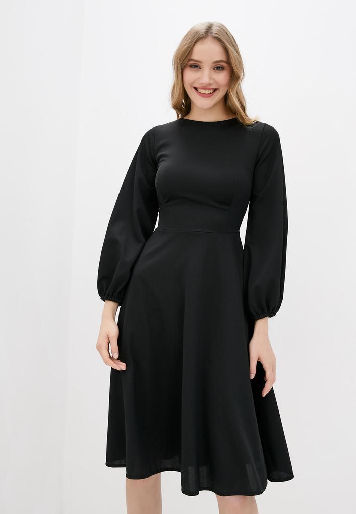 Платье с рукавами-фонариками ISSA Plus