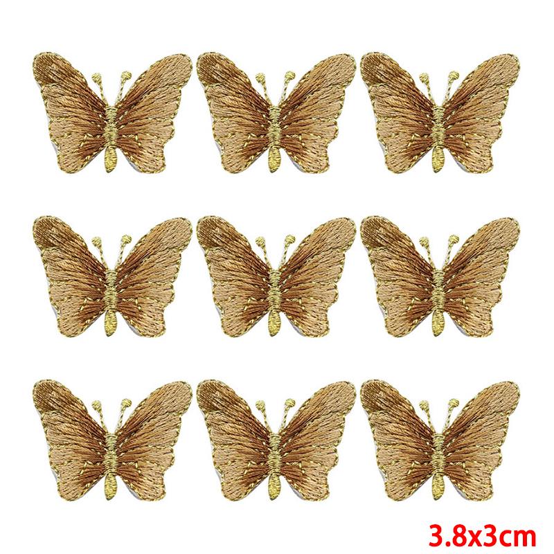 10 шт./лот, вышивка, железные нашивки для одежды, нашивки для одежды, куртки, декор, аппликация, принадлежности для шитья