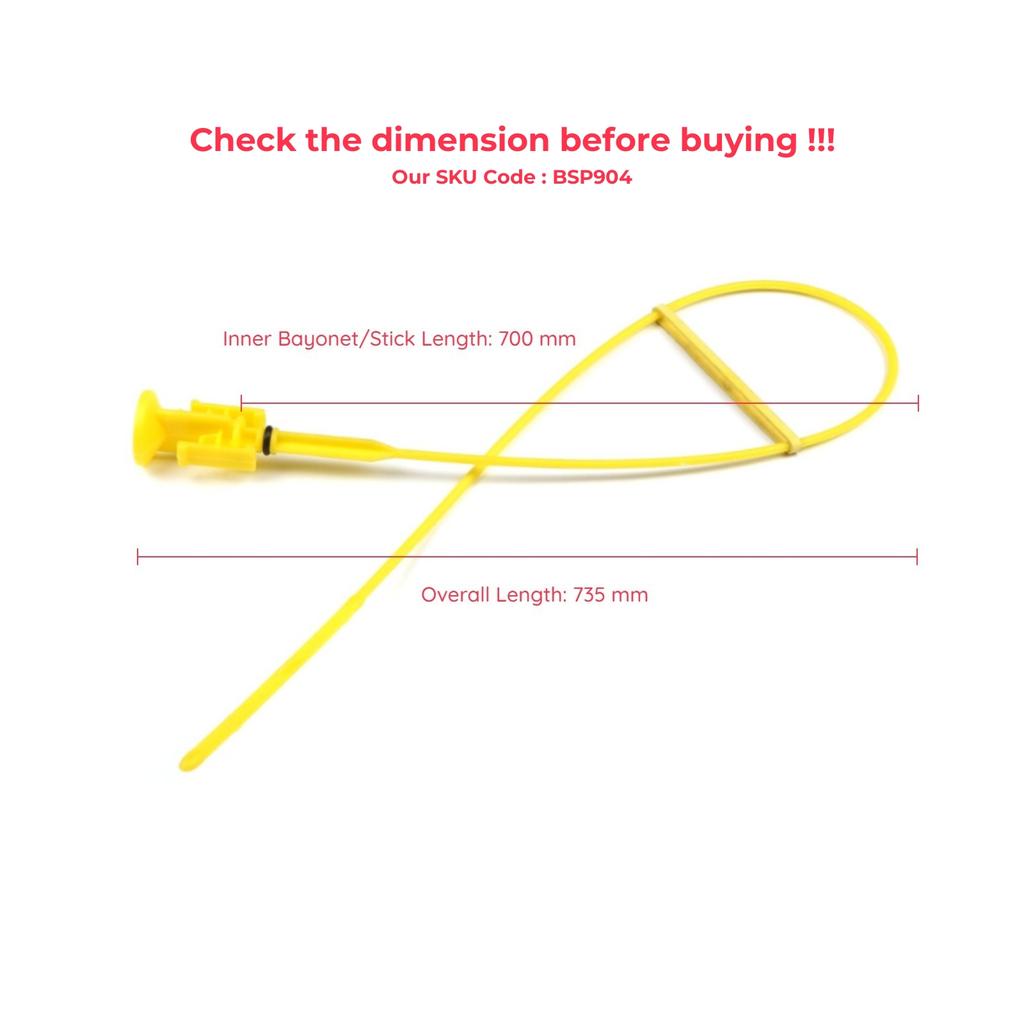 ESP904 Oil Level Indicator Measurer Dipstick 700 Mm for Renault Opel Nissan Vauxhall 2.5 Diesel G9U632 G9U650 Engine 8200457625