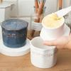 Керамическая посуда, банка для масла Polygon Butter Crisper Cheese Sealed Jar Western Butter Box Cheese Slicer Cheese Dish Tableware