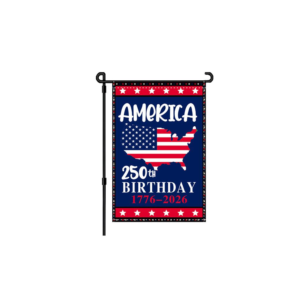 Decorative Garden Flag For The 250th Anniversary Of The United States