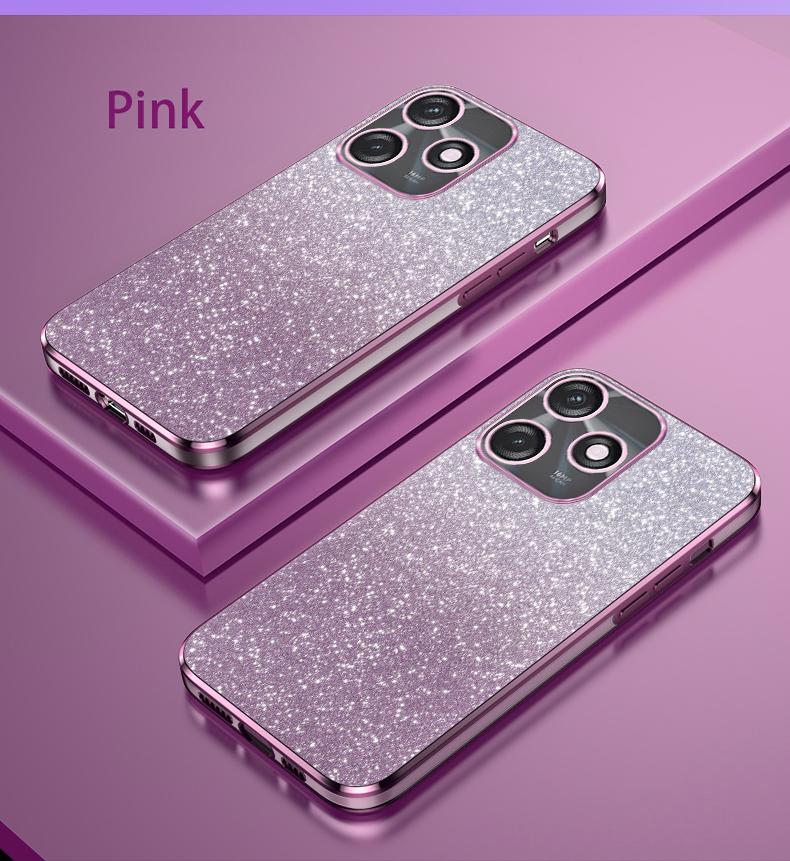 Роскошный чехол с градиентным блестящим покрытием для Tecno Spark 10 Pro 10C 8C 9 6 GO 2023 2022 2020 Pop 5 LTE, силиконовая прозрачная задняя крышка