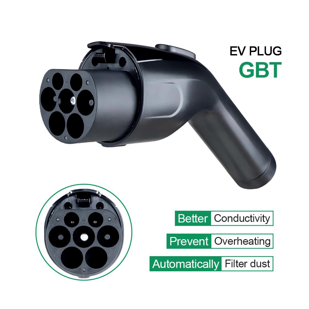 Chiefleed GBT Plug 3.6kw 7kw 11kw 22kw For Replacement EVSE for Electric Car Accessories 16A 32A 1/3P EV Charging Plug