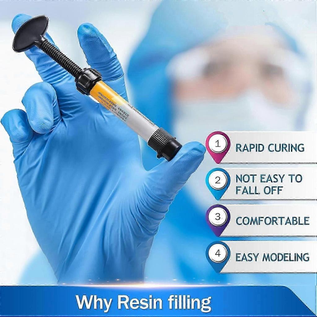 Teeth Resin Tooth Repair Dental Cement Cavity Filling Strong Repair Restoration