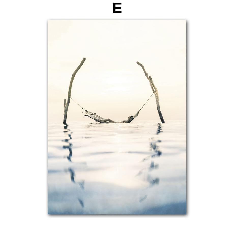 Море, пляж, место для купания, лодка, кокос, океан, постеры и принты, холст, живопись, скандинавские настенные художественные фотографии для декора гостиной