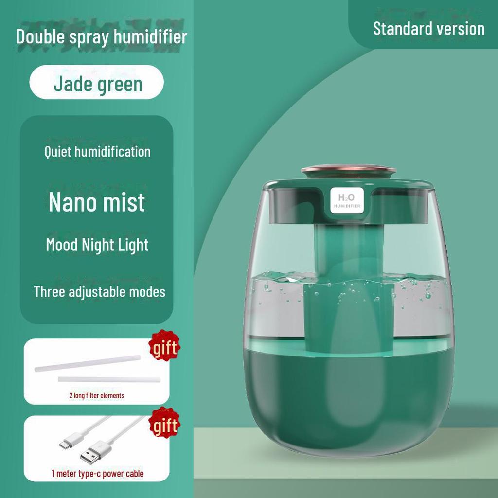 Бесшумный увлажнитель воздуха для спальни: Безопасно для детей и беременных женщин, большой выход пара, небольшая очистительная машина для кондиционируемых помещений