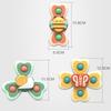 1 шт. Спиннеры Игрушка АБС Присоска Вращающийся Волчок Детский Мультяшный Морское Животное Гироскоп Снятие Стресса Детские Игрушки для Ванны