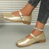 Мода 2025 Весна/Осень Новые Ретро Носок Женские Низкие Кеды Мода Роскошь Балетки с Пряжками Женская Обувь Zapatos De Mujer