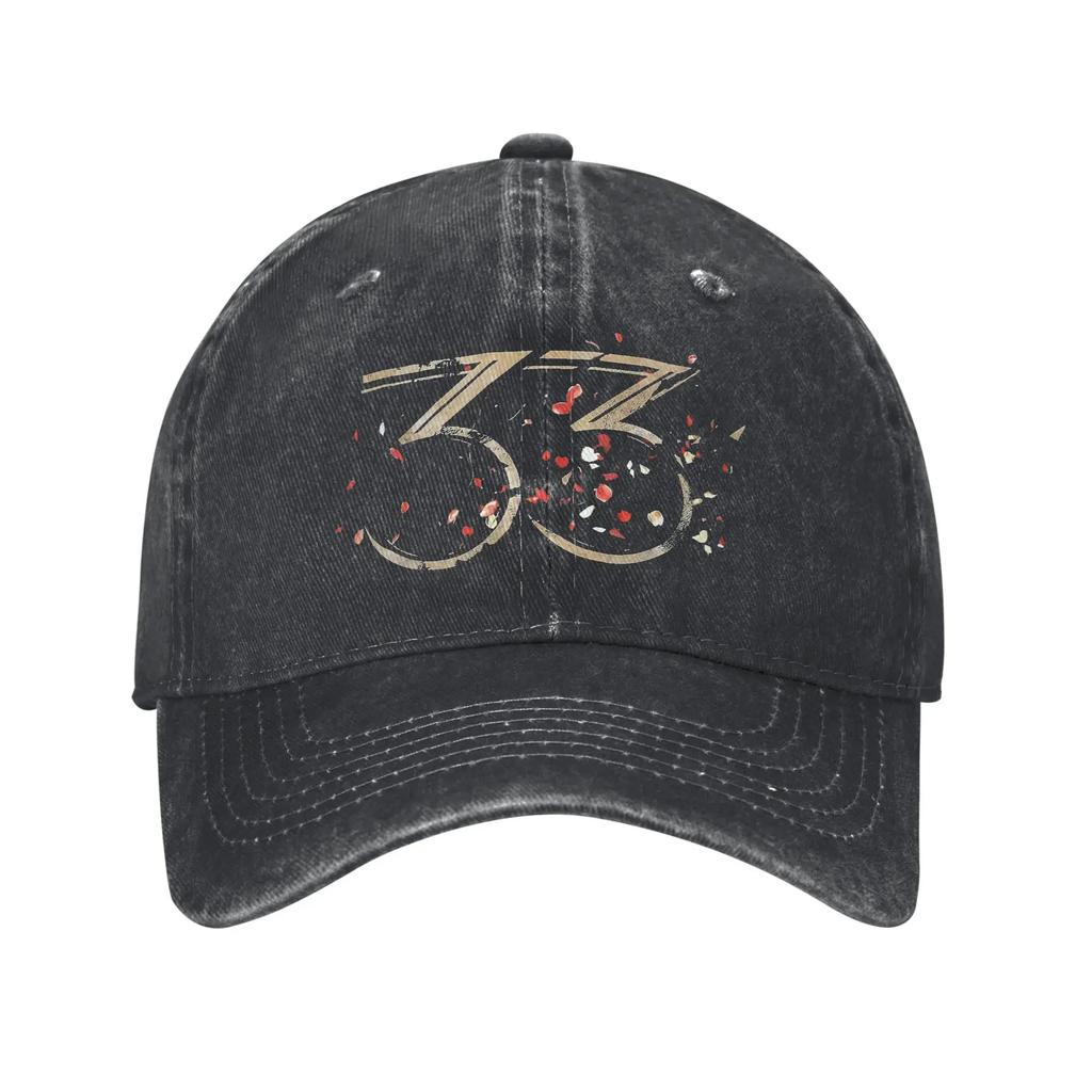 Retro Clair Obscur Expedition 33 Baseball Caps Men Women Distressed Washed Snapback Hat Outdoor Workouts Gift Hats Cap