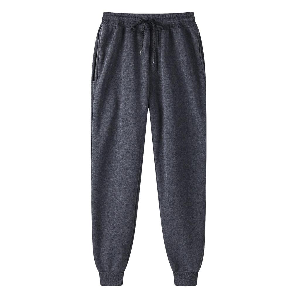 14 Colors Men's Casual Mid-Waist Solid Color Trousers: Youthful European/American Style Sweatpants