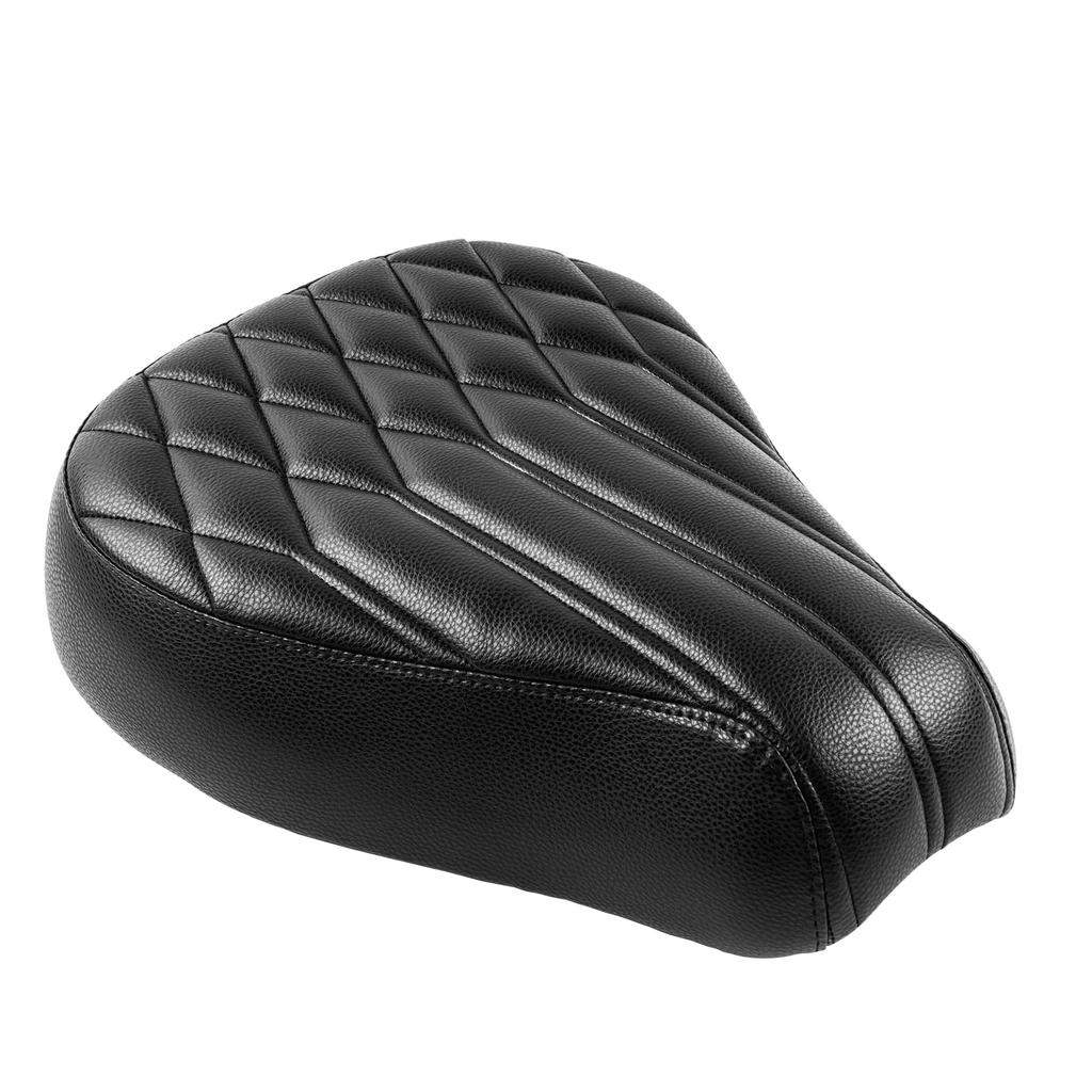 Nextstage Seat Cross Cub 50 110 Super Cub Lowdown Single Seat Motorcycle Seat Replacement Leather 2.5cm (Black 1)