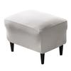 Elastic Footstool Cover Dust Covers Rectangle Nordic Fabric Footrest Slipcover Soft Chairs Protector For Living Room Home Decor