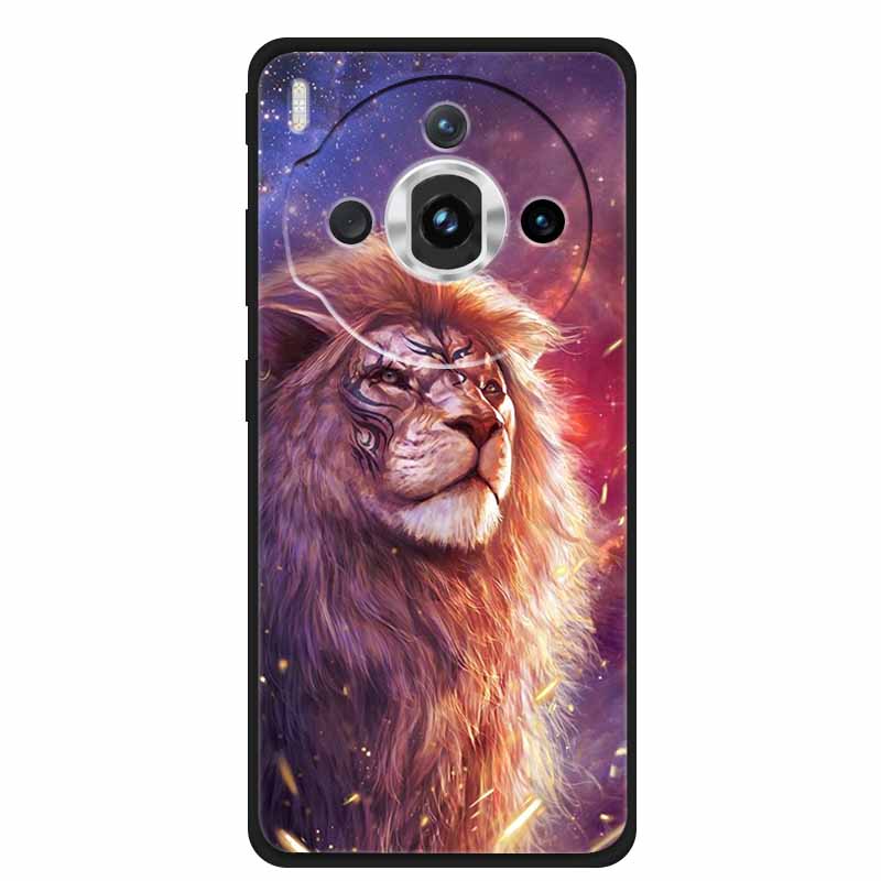 Для ZTE nubia Z60S Pro 6.78" Чехол ТПУ Мягкий Черный Силикон Расписной Милый Кот Звездный Чехол для Nubia Z60S Pro Роскошные Животные Funda