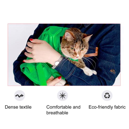 Рюкзак-переноска для кошек, регулируемая сумка-слинг для путешествий с питомцем, с карманом для хранения, для груминга, посещений ветеринара, приема лекарств, ухода за зубами