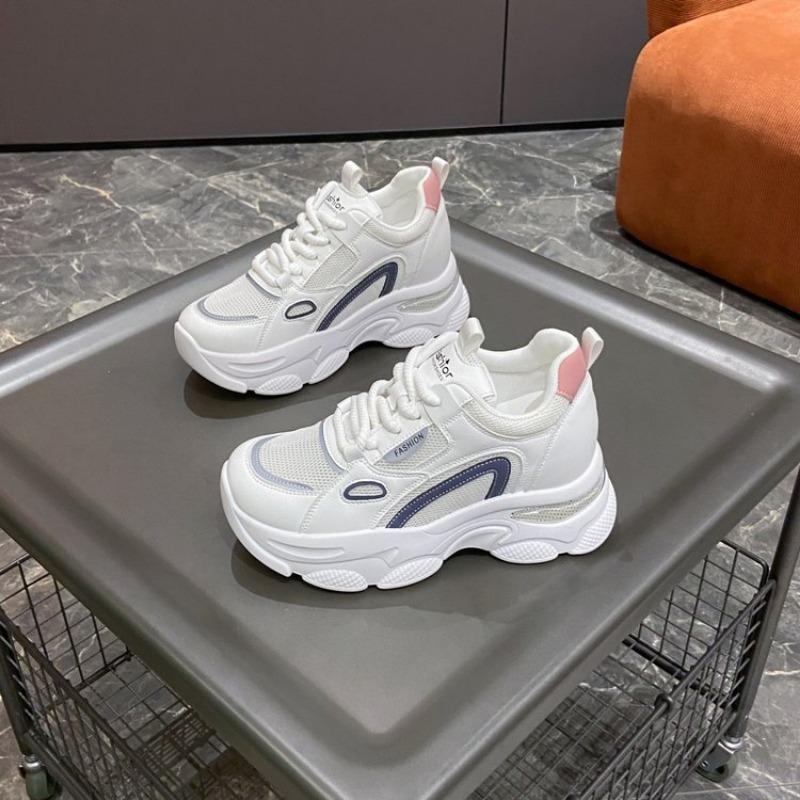 Кроссовки женские кроссовки на платформе сетчатые дышащие вулканизированные туфли на танкетке повседневные удобные женские летние 2024 года Zapatos Mujer 2024