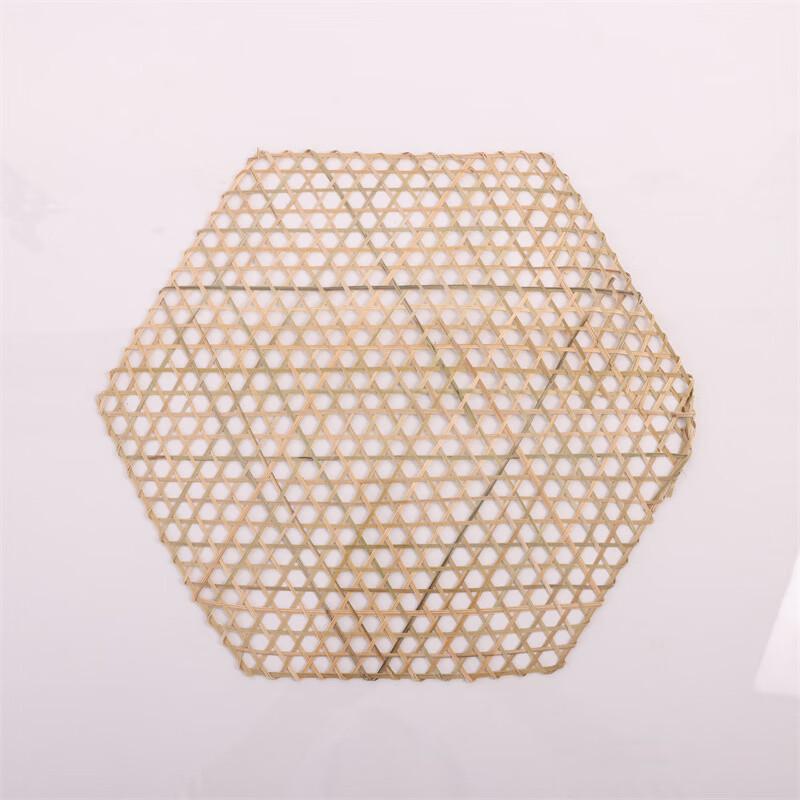 Hexagonal Bamboo Woven Placemat