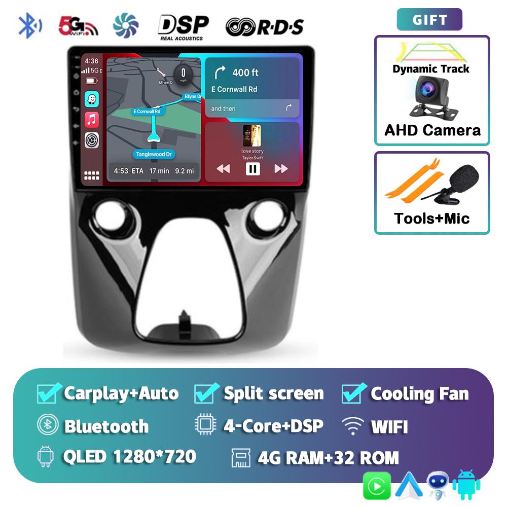 Android 14 Car Radio For Peugeot 108 For Toyota Aygo B40 2014-2021 Multimedia Video Player Navigation Stereo GPS 2din 2 din DSP