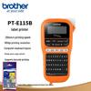 Принтер этикеток Brother PT-E115B с лентой TZe-621 Желтый/Черный, штекер CN (адаптер в комплекте)