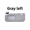 For Toyota Corolla 2007, 2008, 2009, 2010 2011 2012 2013 grey and beige left and right car sun visors with vanity mirrors