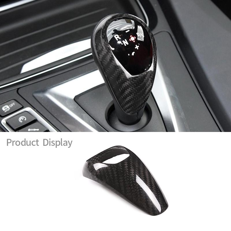 Real Carbon For BMW M2 F87 M3 F80 M4 F82 M5 F83 F10 F85 X5M F86 X6M F12 Car Gear Shift Lever Decoration Gear Handle Cover