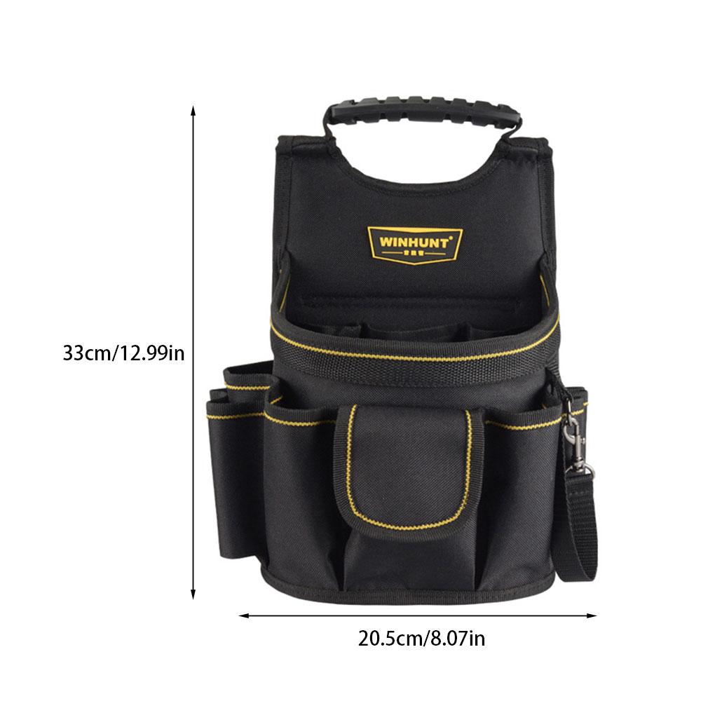 Сумка-органайзер для инструментов с карманом на талии, многофункциональная, большой емкости для ремонта