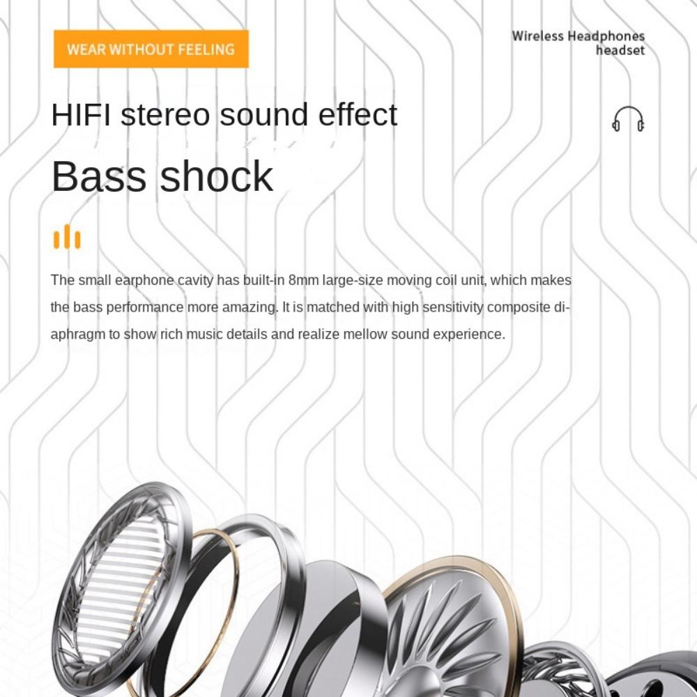 Новая Bluetooth-гарнитура TWS Real Wireless Semi-incoming Наушники 5.3