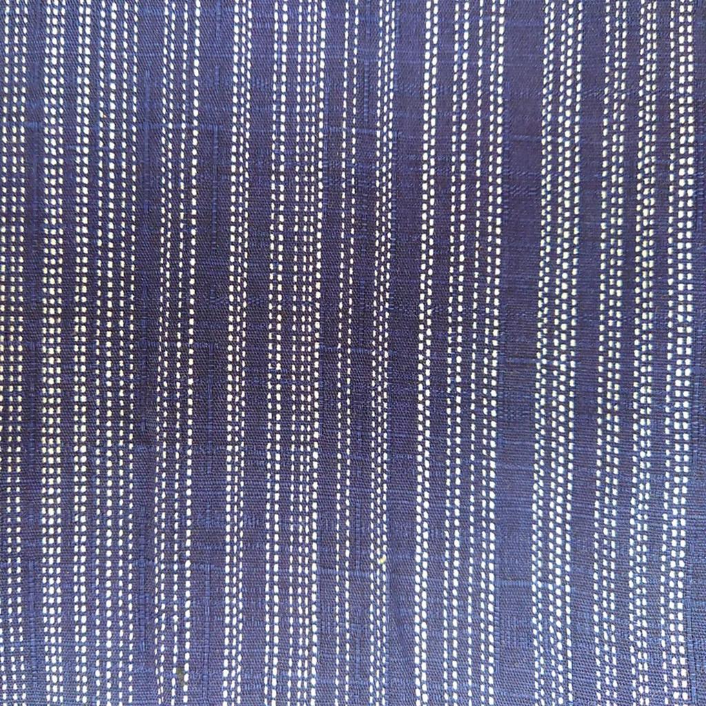 Jinbei Navy Shijira Made In Japan Boys' Set, Striped, Blue, 120cm, Weave, 100% Cotton,