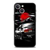 Япония JDM Спортивный автомобиль Чехол для телефона Для iPhone Apple 14 13 Pro Max 12 11 Mini 7 8 Plus XR XS X SE 2020 Чехол-оболочка Черный Coque Funda