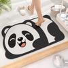 Super Absorbent Bathroom Floor Mat Anti-slip Bathroom Mat Soft Bath Mat Cartoon Non-slip Mud Toilet Pad