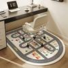 Computer Study Chair Carpet Desk Wheelchair Floor Mat Bedroom Dressing Table Carpet Non-Slip Rug Interior Decoration