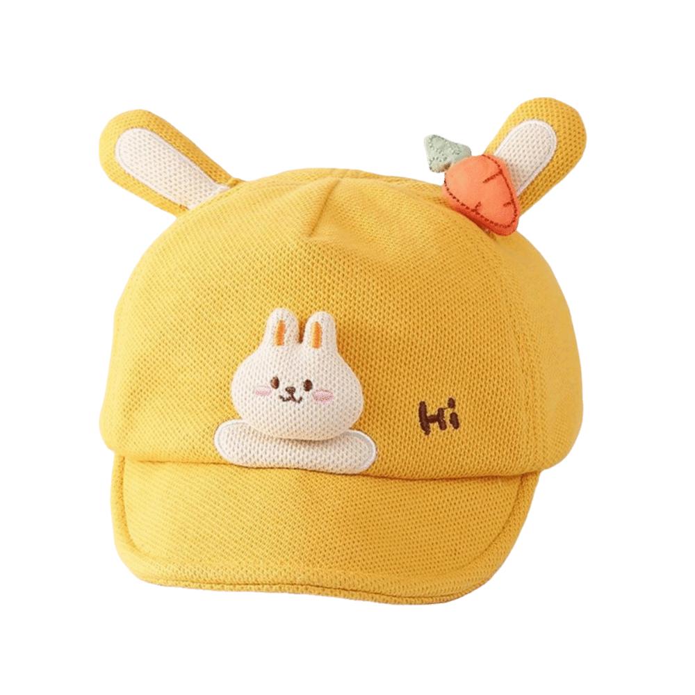 Cartoon Rabbit Ears Cartoon Peaked Hat Soft Brim Sun Hat Cute Sunshade Visors Boys Girls Kids