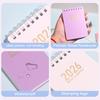 2026 Day Planner A7 Pocket Size Coil Notebook for Law Nursing Sketching Office Task Organizer for Work Study Planning
