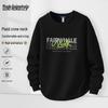 Mark Fairwhale Men's Letter Graphic Crewneck Sweatshirt