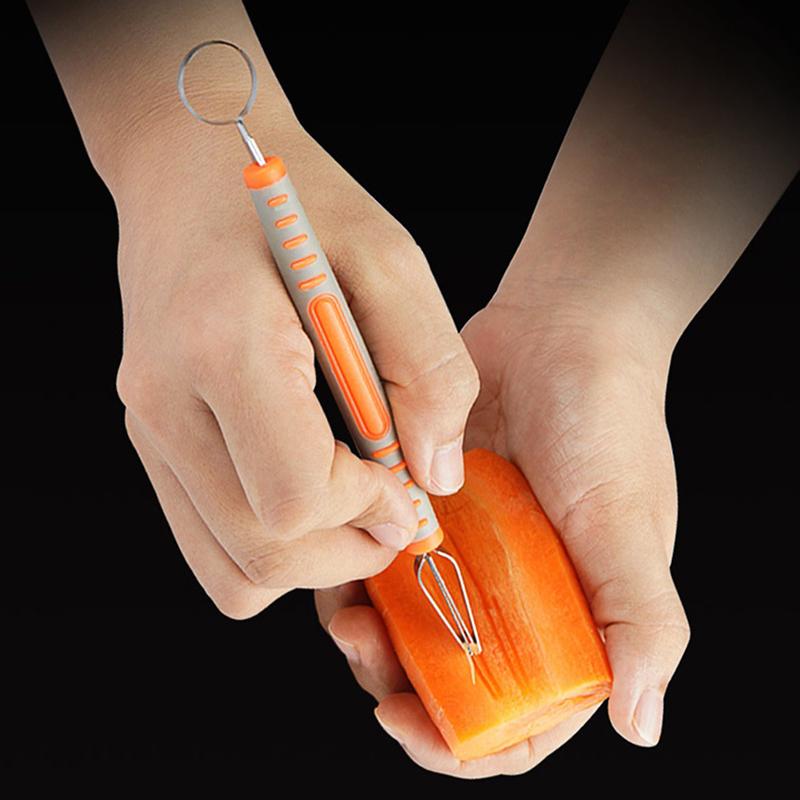 Инструмент для создания текстуры керамики, нож для резьбы по дереву, пластиковая ручка ручной работы, двухголовый кольцевой нож для резьбы по глине, инструмент для тонкой резьбы