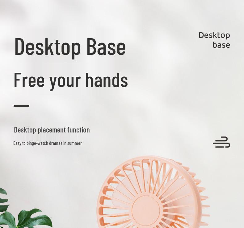 Portable USB Rechargeable Silent Mini Fan