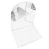 1 Pair of Bookends Thicken Non Slip Transparent Acrylic Desk Decorative Heavy Book End for Student Office L Shaped
