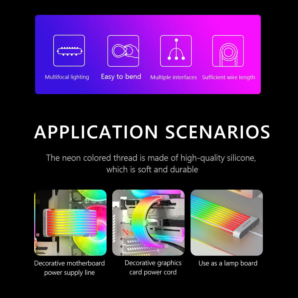 5V ARGB RGB светодиодная лента PSU кабели C200EX C260EX синхронные кабели ПК 3PIN X 2+4PIN PSU RGB удлинители кабеля для разъема материнской платы