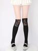 Lolita Lace Frill Mid-Calf Socks with Bow Ribbon - White Ballet Style JK Knee-Highs for Spring & Autumn