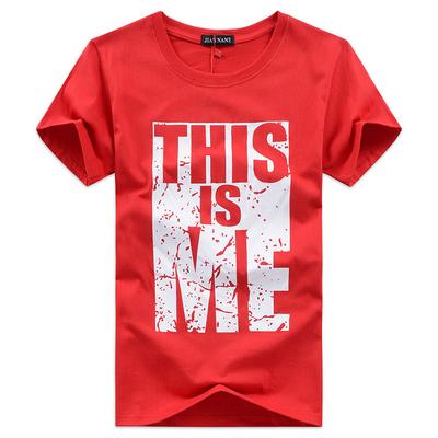 M-5XL Мужская модная летняя повседневная футболка с короткими рукавами