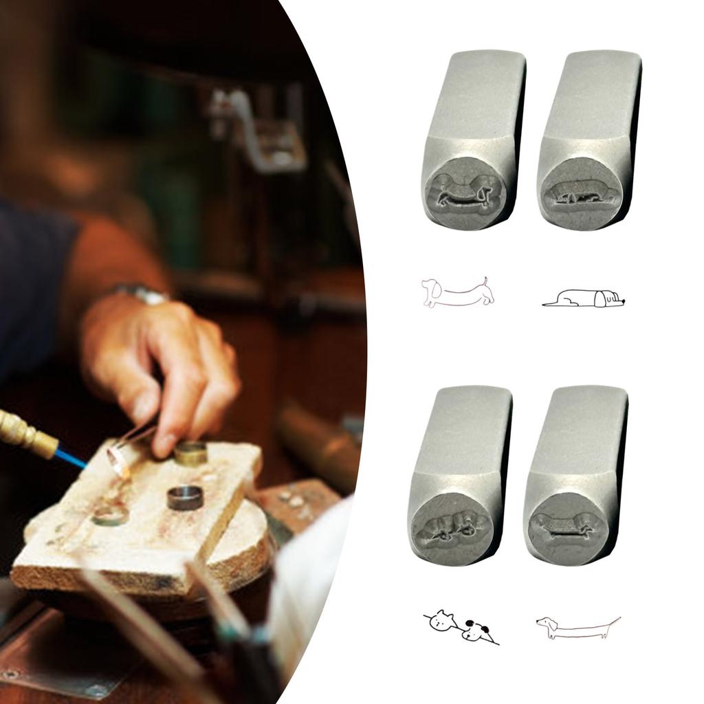Металлические штампы для дизайна Инструмент для перфорации Сложные металлические штампы с собакой для создания индивидуальных ювелирных изделий и поделок