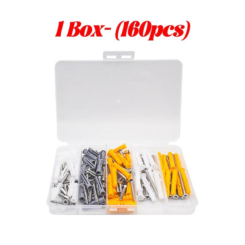 Пластиковая оболочка саморезы крестовые наконечники нержавеющая сталь распорный винт дюбель для стены сверлильный дюбель болт трубная стойка крепеж