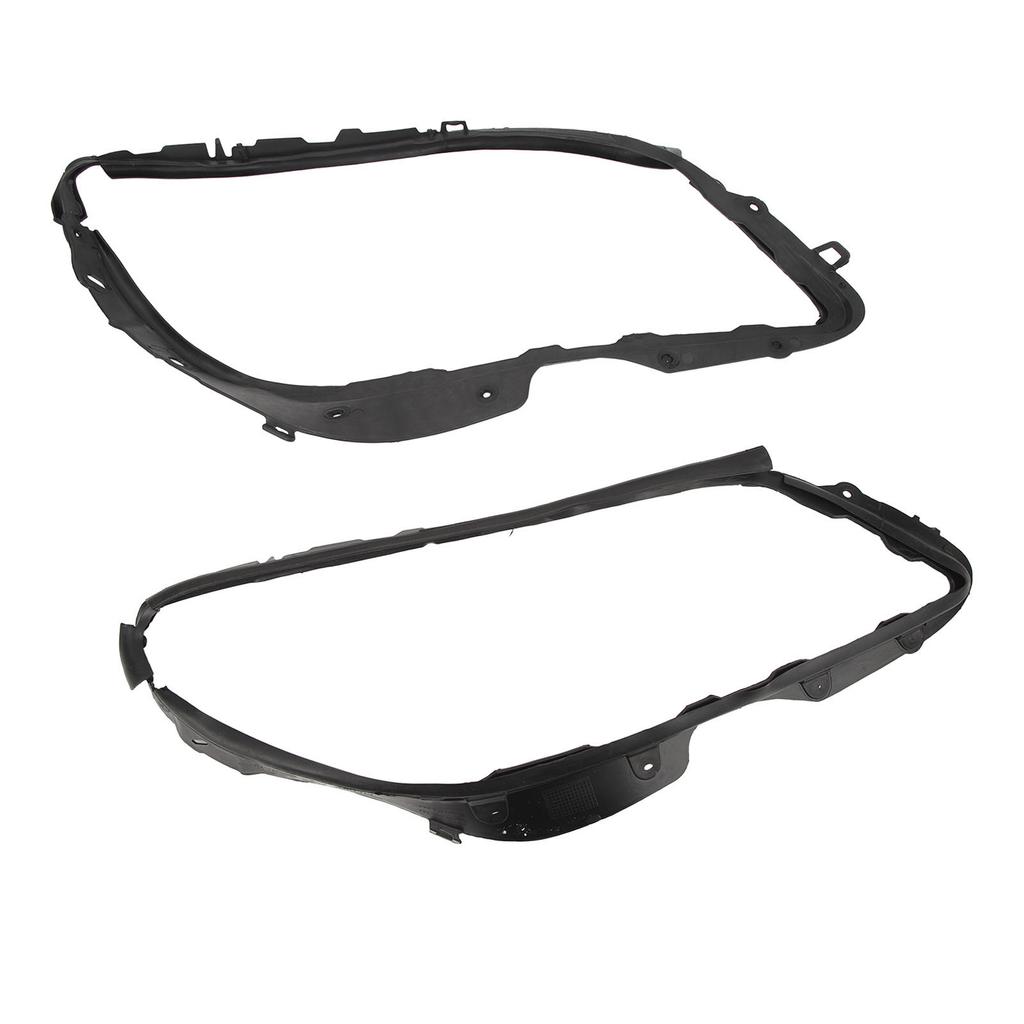 1 Pair Headlight Trims Sealing Cover 2048260991 Rubber Headlight Gasket Replacement for Benz C‑Class W204 2008 To 2011