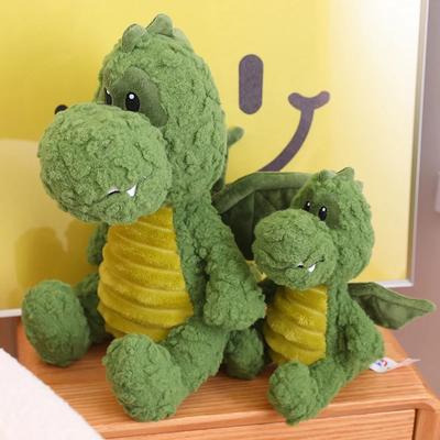 Милая плюшевая игрушка «Летающий дракон», милая плюшевая игрушка в виде динозавра, кукла-эльф, летающий дракон, детский подарок на день рождения, Рождество