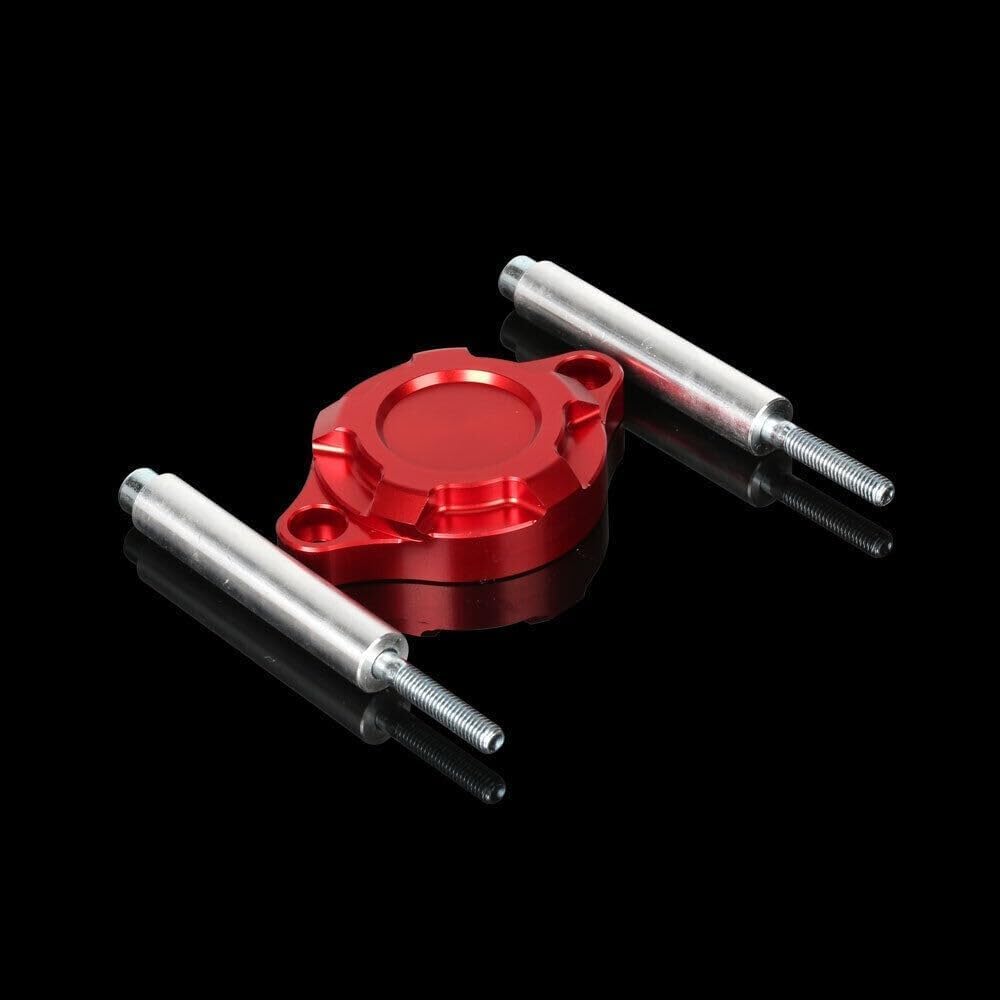 Monkey125 Starter Motor Cover Compatible with Monkey 125 Dax125 Grom 125 2022-2024 CNC Motorcycle Accessories Engine Starter Guard (Red)
