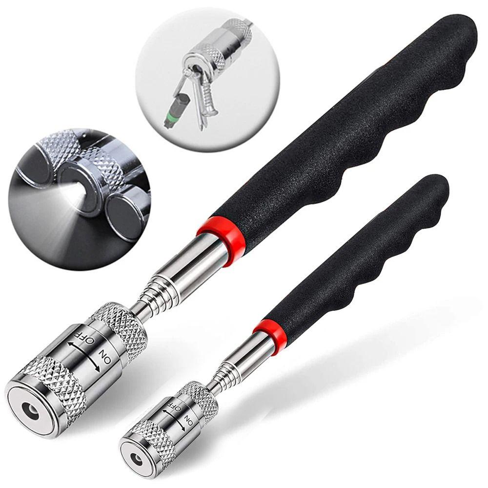 Выдвижная телескопическая магнитная ручка, регулируемый стержень для захвата, магнитный инструмент для захвата, всасывающие железные стержни