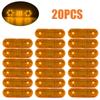 20 шт. боковые габаритные огни для грузовиков 12-24 В 21 светодиодный боковой фонарь для прицепа, светодиодная лампа для заднего сигнала прицепа