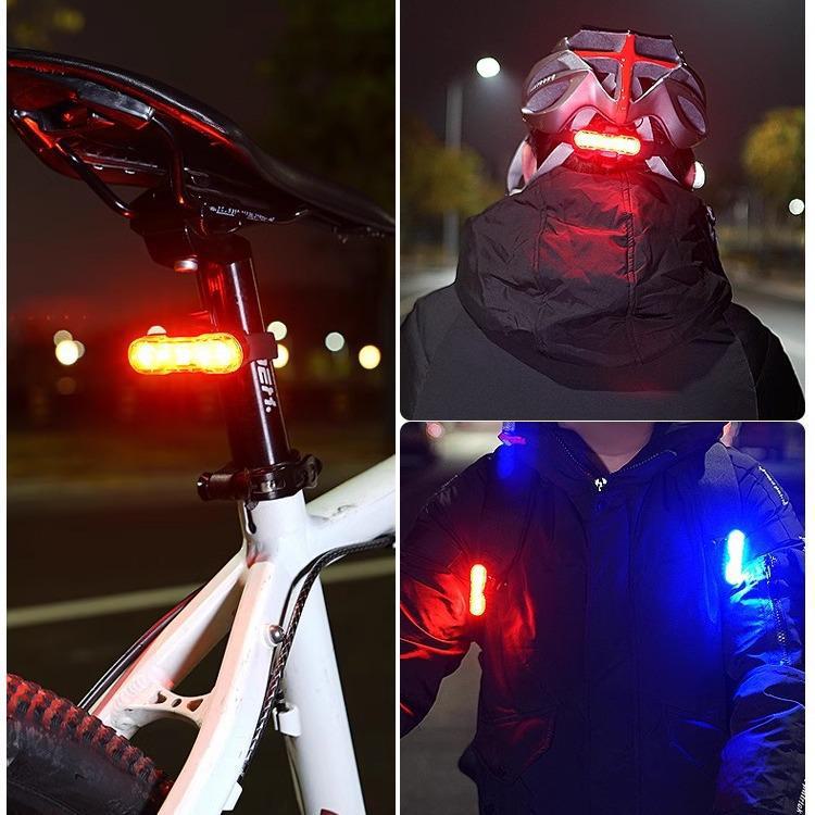 Перезаряжаемый задний фонарь для велосипеда для ночной езды - предупреждающий фонарь для горных велосипедов и велосипедных аксессуаров