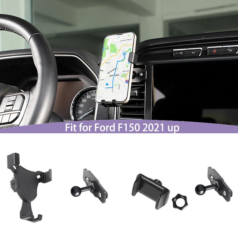 Автомобильный кондиционер, вентиляционное отверстие, кронштейн для мобильного телефона, подставка для GPS-телефона, подходит для Ford F150 2021 года, аксессуары для салона автомобиля