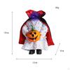 Pumpkin Decorative Doll Cloth Figurine Ornament for Halloween Office Outdoor Garden Props Decor